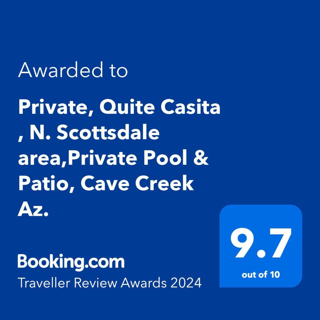 Apartamento Private, Quite Casita , N. Scottsdale Area,Private Pool & Patio, Cave Creek Az. Exterior foto